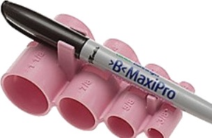 Maxipro Indstiksmåler - Dybdemåler Med Tuds, Tommer