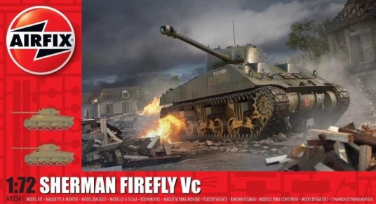 Airfix 1/72 Sherman Firefly Vc Modellbygning Monteringssett