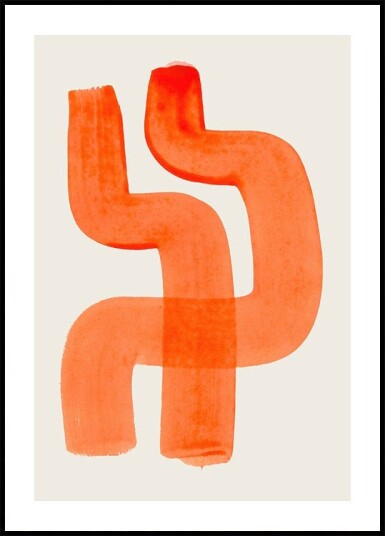 Bold geometric Poster Plakat / 40x50cm