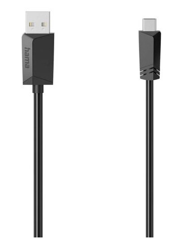 Hama Cable USB A-USB B Mini 480 Mbit/s Black 1.5m