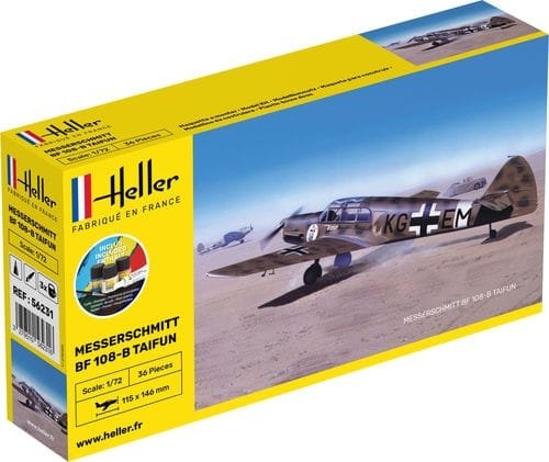 Heller Startsett 1/72 Messerschmitt Bf108-B Taifun