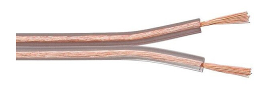 Pro Høyttalerkabel 25 m 2x2,5 mm² Transparent CCA