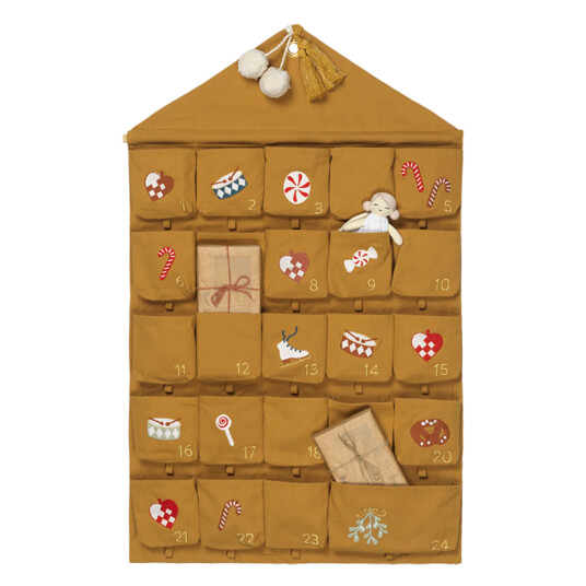 Fabelab 1-24 pakkekalender m. lommer Nostalgi Fabelab 1-24 pakkekalender m. lommer Nostalgi