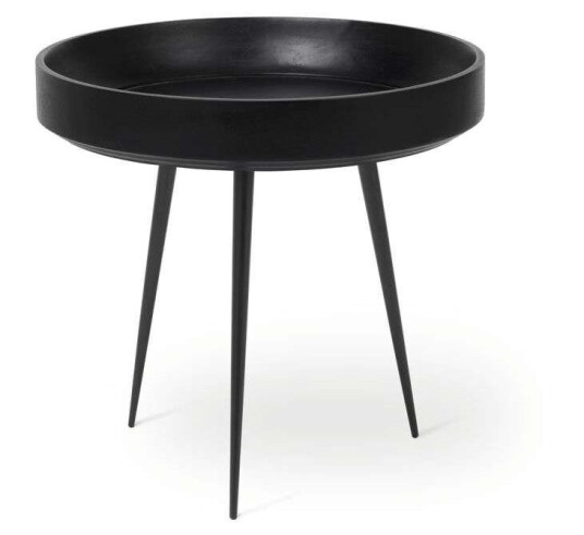 Mater Bowl Small bord mango svart, svart stativ