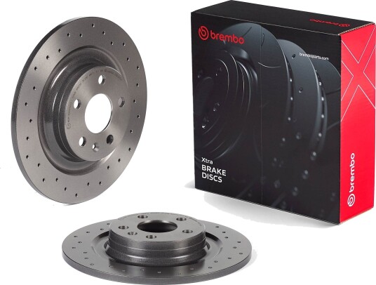 BREMBO 08.D249.1X Bremseskive BREMBO 08.D249.1X Bremseskive