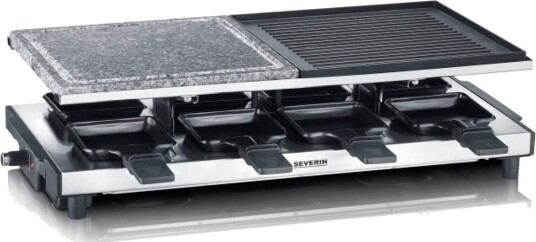 Severin 2373 Raclette-grill med Duo-plate (1700W)