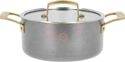 Pillivuyt Gourmet Durance Saucepan with Lid Dia 20 cm 2.9 litres Steel