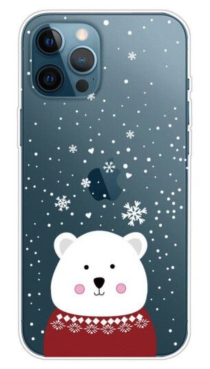 INCOVER iPhone 14 Pro Max TPU Plast Jul Deksel - Julebjørn