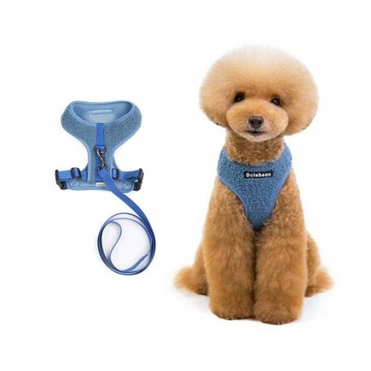 Blå Teddy Hunde- Og Kattesele