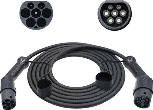 Sinox Ev Ladekabel Mode 3 32a 1-Fase 5m Svart