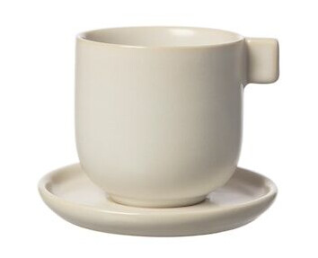 Ernst Form Kaffekopp m fat Hvit sand