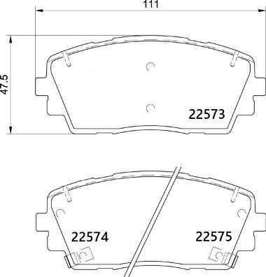 Bremseklosser BREMBO P 30 115