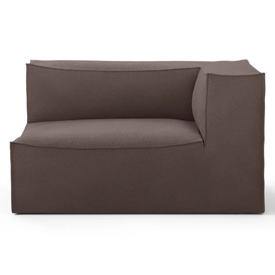 Ferm Living Catena Sofa Armrest Right L401    Hot Madison    Brown