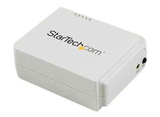 StarTech 1-Port USB Skriverserver med WiFi 802.11n og Ethernet Nettverksadapter
