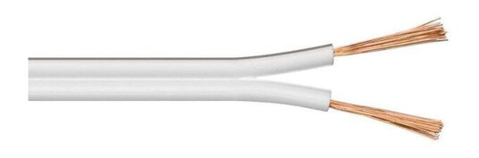 Pro Speaker Cable 0.75mm Hvit - 10m Pro Speaker Cable 0.75mm Hvit - 10m
