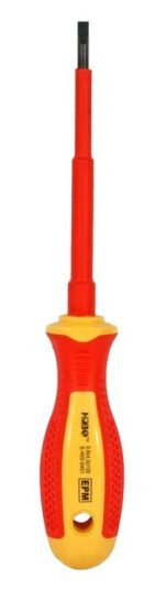 Epm Isolert Flat Skrutrekker 1000V 1,0X5,5X125mm E-400-0402 Epm Isolert Flat Skrutrekker 1000V 1,0X5,5X125mm E-400-0402