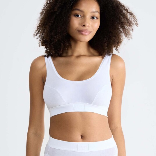 Sloggi - BH-topp Sloggi Double Comfort T Top - Hvit