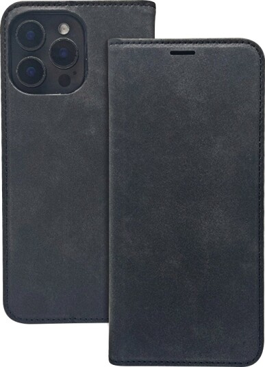 Smart Suede-deksel for iPhone 16 Pro Svart