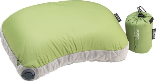 Cocoon Air-Core Hood/Camp Pillow OneSize, Wasabi/Grey