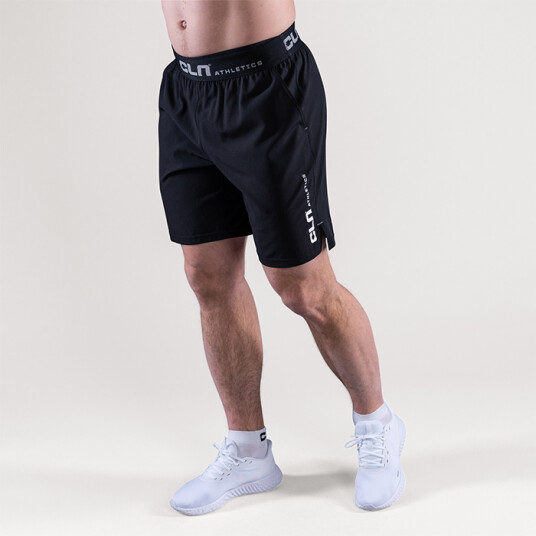 CLN Dino Stretch Shorts, Black Svart Small