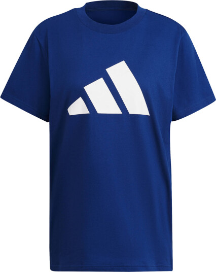 adidas Future Icons 3 Bar Logo T skjorte Dame Blå M