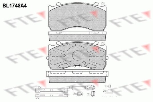 Bremseklosser FTE 9500028
