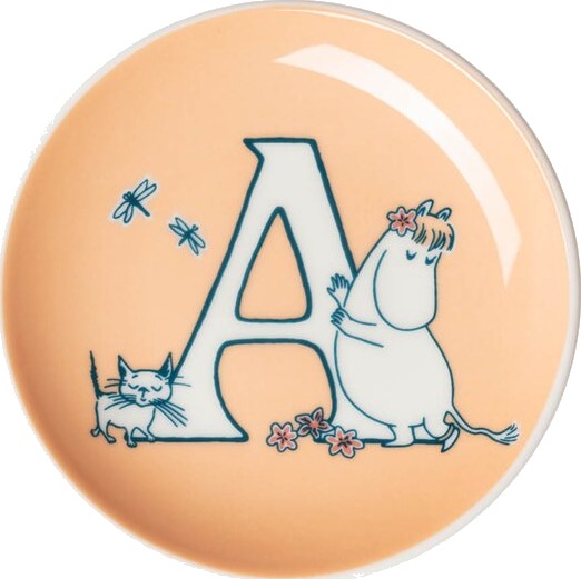MoominArabia Mummi miniasjett 10,5 cm A korall