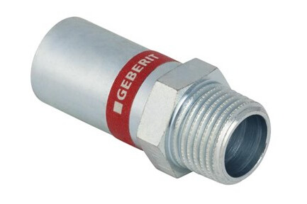 Geberit Adapter mt w/ plend cst d18-r1/2 zn-pl Geberit Adapter mt w/ plend cst d18-r1/2 zn-pl