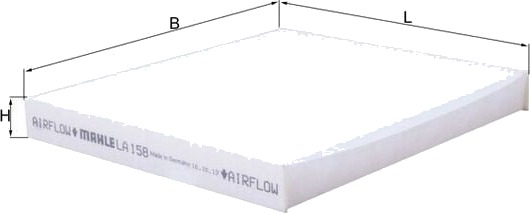 Kupefilter MAHLE LA 158