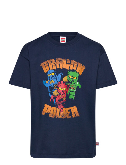 LEGO kidswear Lwtaj 105 T Shirt S/S Navy 104 LEGO kidswear Lwtaj 105 T Shirt S/S Navy 104