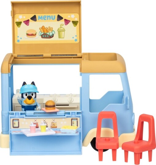 Bluey Food Truck Lekesett med Figur for Kreativ Lek