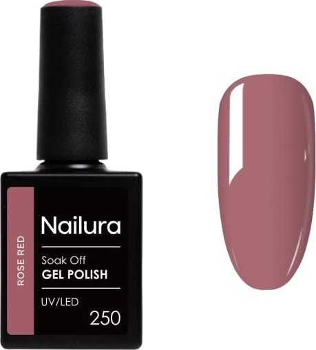 Nailura Gelpolish 250 – Rose Red – 10 ml