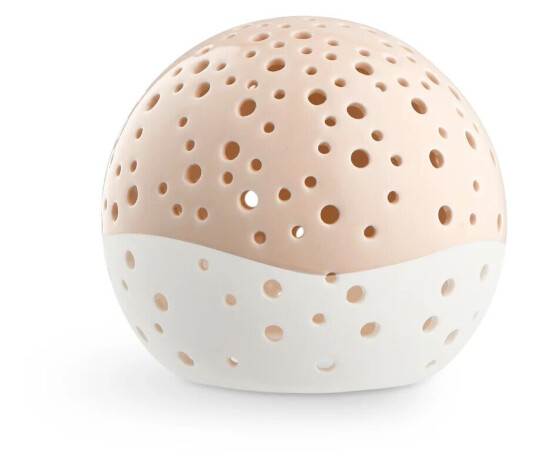 Kähler Nobili Lyslykt Keramikk 12 cm Hvit Nude
