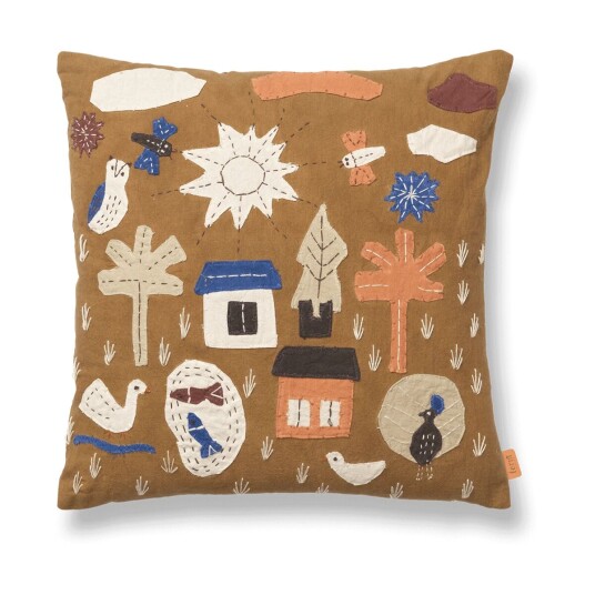ferm LIVING Village pute 40 x 40 cm Sugar Kelp