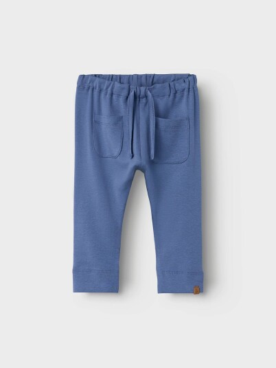 Lil- Atelier Geo Ame Loose Pant Blå 80
