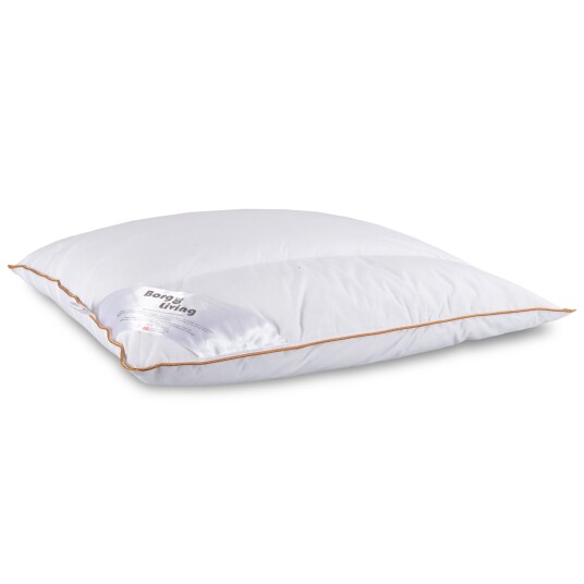 Borg Living Dunpute - 50x70 cm - 4-Kammer sovepute med moskusandedun - "Medium/Høy" hodepute - Borg Living