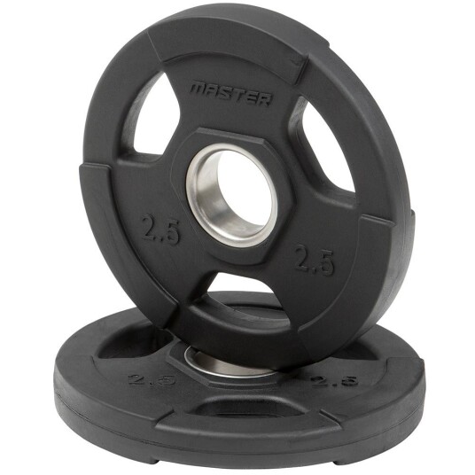 Master Fitness Gummikledd skive deluxe 50 mm Vektskiver Gummi