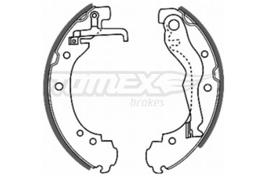 Bremsesko sett TOMEX Brakes TX 20 47 Bremsesko sett TOMEX Brakes TX 20 47