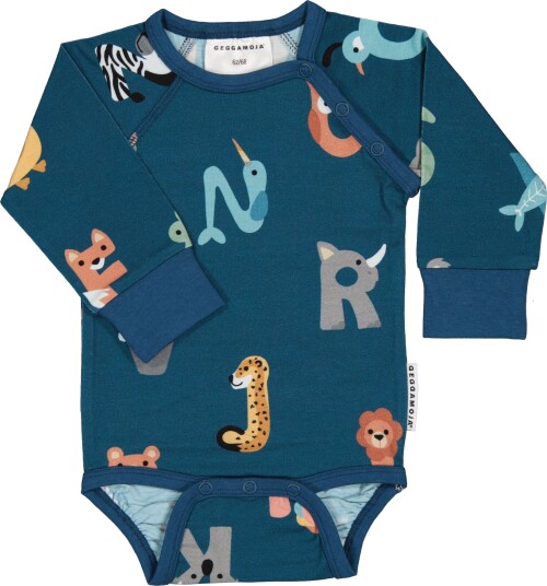 Geggamoja Bamboo Body   Navy   62/68