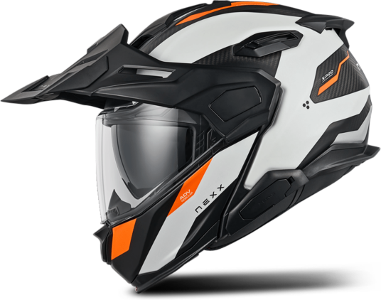 Nexx Åpningshjelm  X.Lifecountry Terra Hvit-Oransje MT