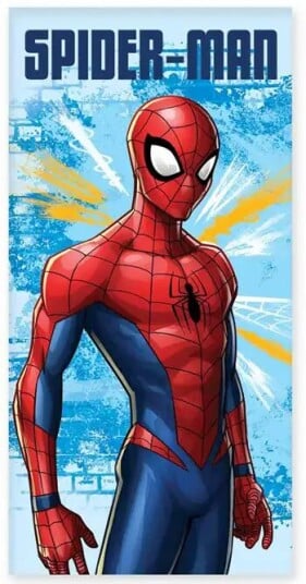Licens Badehåndkle - 70x140 cm - Marvel Spiderman - Mykt barnehåndkle Licens Badehåndkle - 70x140 cm - Marvel Spiderman - Mykt barnehåndkle