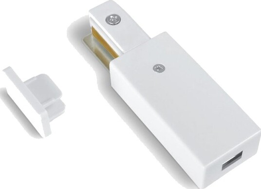 Videx Strømtilkobling til 1 faset skinne Hvit 1F2W Videx Strømtilkobling til 1 faset skinne Hvit 1F2W