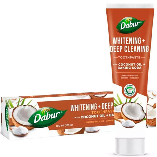 Miswak Whitening Tandpasta DABUR Cooconut & Baking Soda 100ml