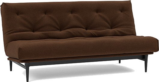Sovesofa Colpus Sort Eik med Spring Madrass B 6001793