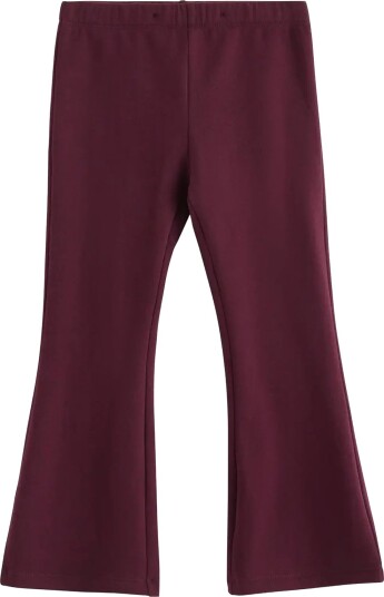 Lindex Flared Leggings With Brushed Inside Purple 110