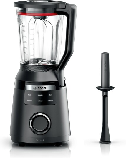 Bosch Serie 6 VitaPower Blender 1800W 2L Svart MMB6652B Bosch Serie 6 VitaPower Blender 1800W 2L Svart MMB6652B