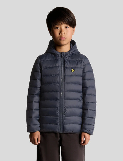 Lyle & Scott Light Weight Padded Jacket   Navy   122 128