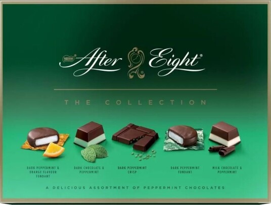 After Eight The Collection   Konfekteske med Forskjellige Peppermyntesjokolader 199 gram