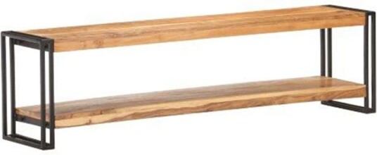 TV-benk 150x30x40 cm heltre akasie
