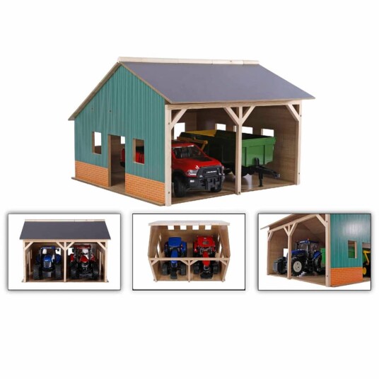 Kids Globe Traktorskur 1:16 tre 610338